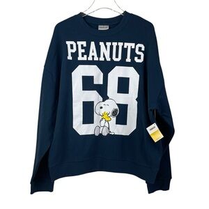 Peanuts Snoopy Double Sided Sweatshirt Women’s Size XL NWT